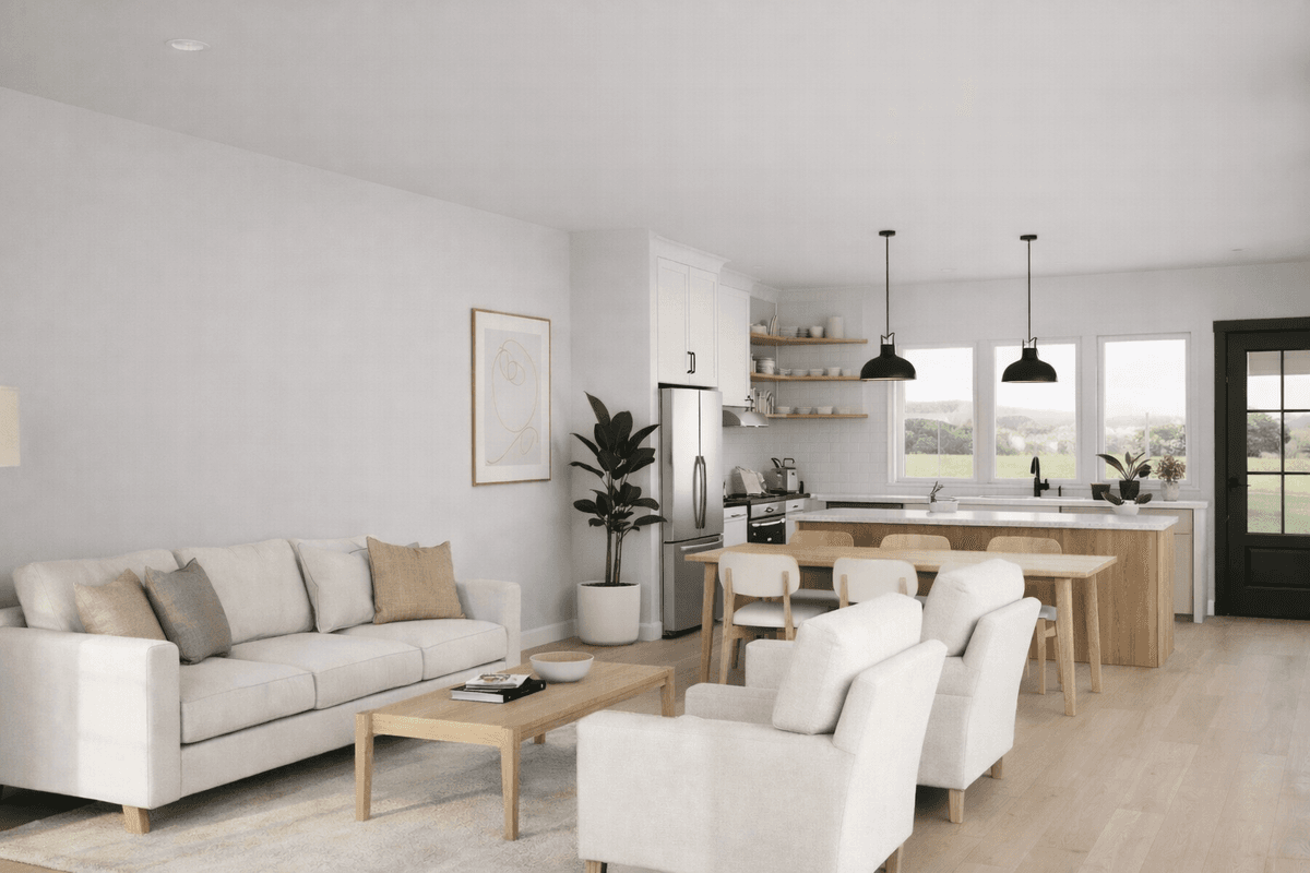 The Heritage Plan Living Room