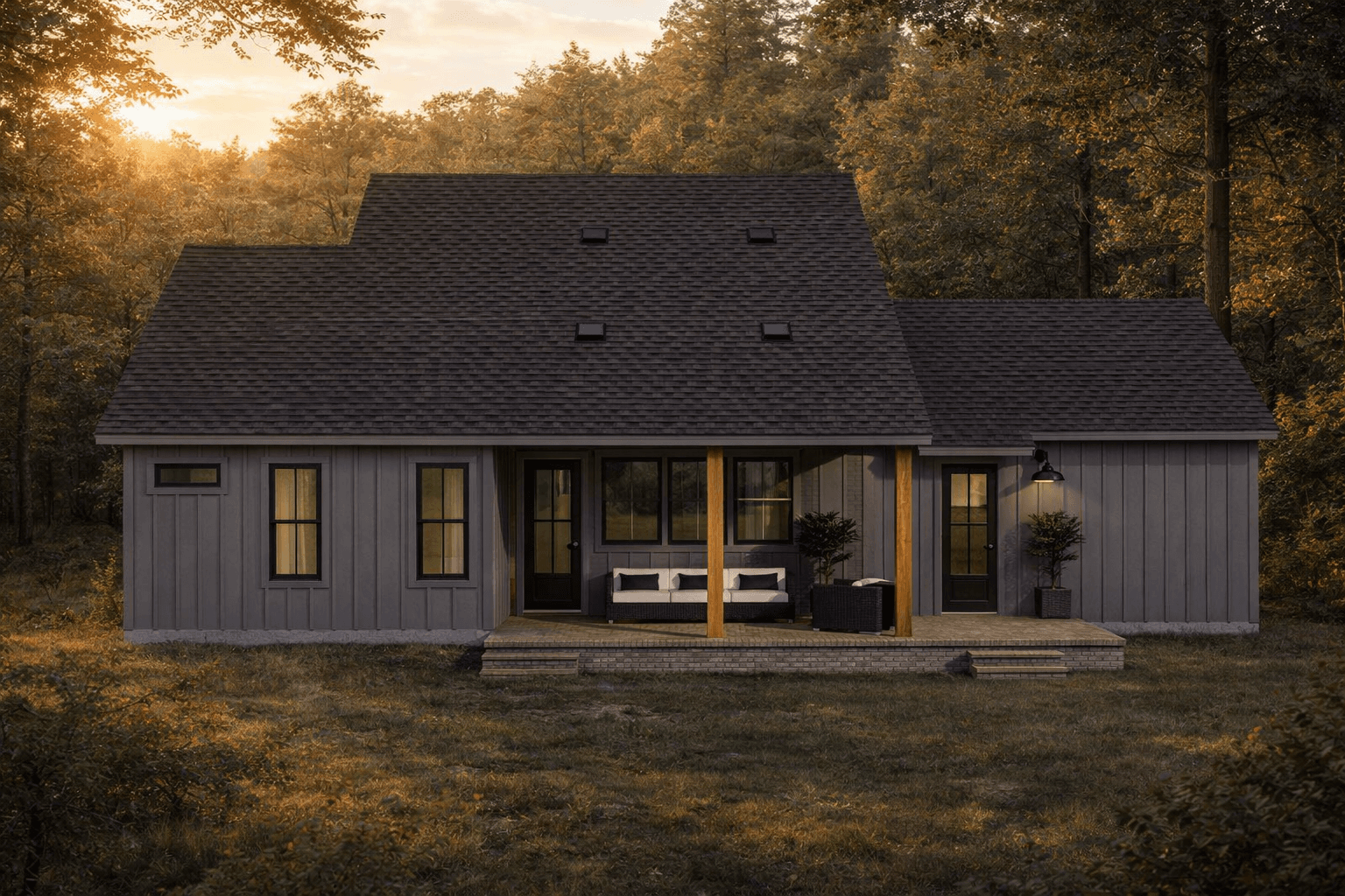 The Heritage Plan Rear Exterior